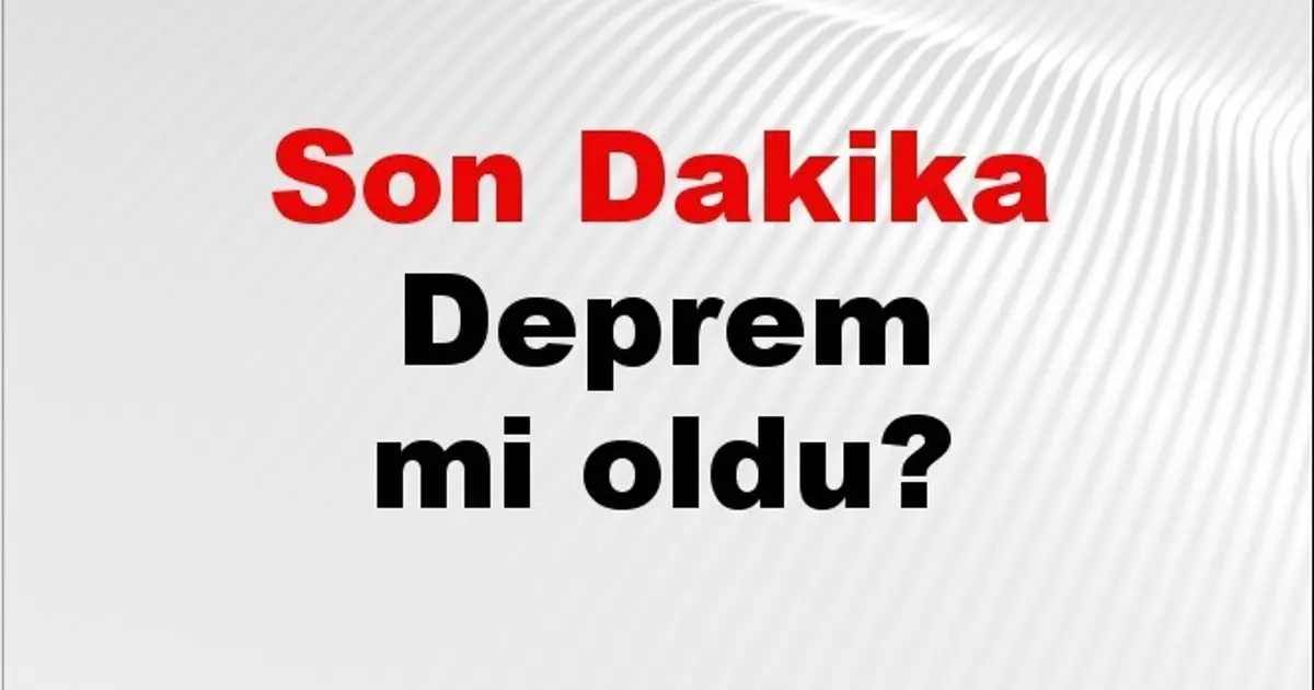Son dakika Muğla’da deprem mi oldu? Az önce deprem Muğla’da nerede oldu? Muğla deprem Kandilli ve AFAD son depremler listesi 17 Nisan 2026