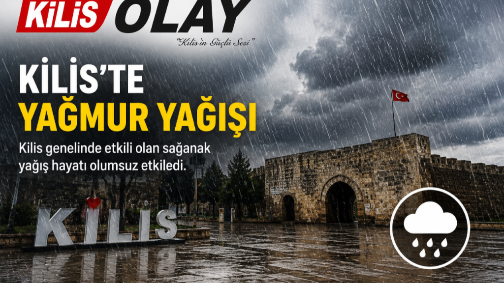 Kilis İçin Meteoroloji’den Yağış Uyarısı: Sağanak Bekleniyor