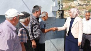 Polateli Kaymakamı Esra Bozan'dan Söğütlü Köyüne Ziyaret