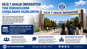 7 Aralık Üniversitesi Yeni Öğrencilerine Hazırlanıyor