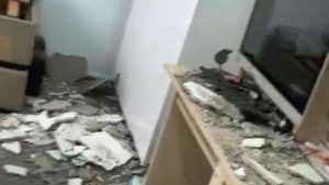 Deprem Gaziantep’te Bir Evde Hasara Yol Açtı