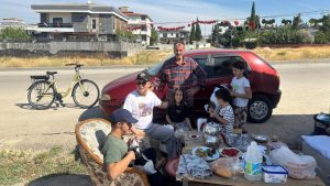 Gaziantep Valisi Çeber’den Bisiklet Turunda Kahvaltı Molası