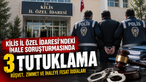 Kilis İl Özel İdaresindeki İhale Soruşturmasında 3 Tutuklama