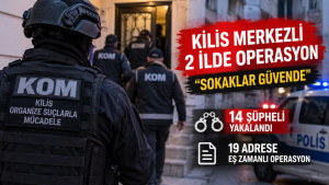Kilis Merkezli “Sokaklar Güvende” Operasyonu