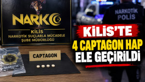 Kilis’te 4 Captagon Hap Ele Geçirildi