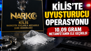 Kilis’te Araçta 10,09 Gram Metamfetamin Ele Geçirildi