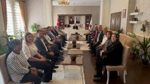 MHP Heyetinden Kaymakam Şahin’e Ziyaret