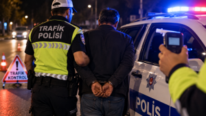 Kilis’te Alkollü Araç Kullanan Sürücü Gözaltına Alındı