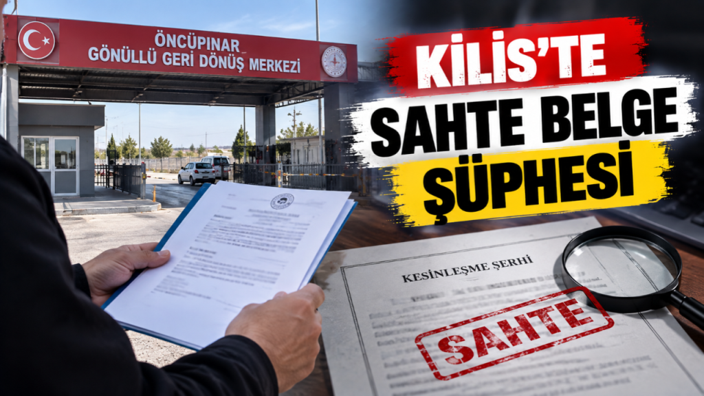 Kilis’te Sahte Belge Şüphesi