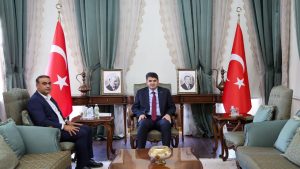 Vali Kalaylı, Başkan Koyuncu’yu Kabul Etti