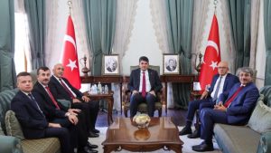 Vali Kalaylı, MEB Müfettişlerini Kabul Etti