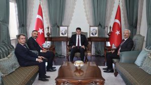 Vali Kalaylı PTT Heyetini Kabul Etti